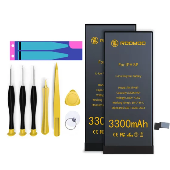 100% pure cobalt 3300mAh built-in lithium battery durable polymer for iphone 8P