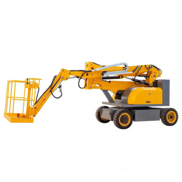 Tow Behind Trailer Mounted Boom Lift - 16m Telescopic Spider Man Lift for Construction and Maintenance