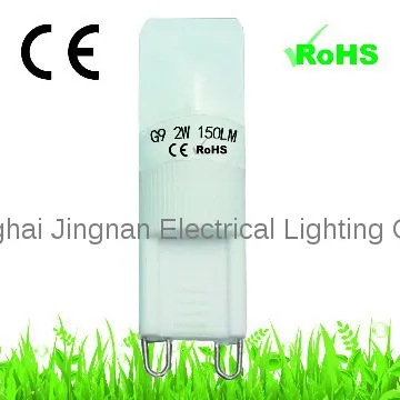 small size led g9 lamp Ceramic G9 2W LED bulb 220V