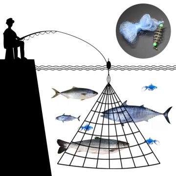 ORJD Trap Mesh Luminous Bead Netting Sea Fish Tackle