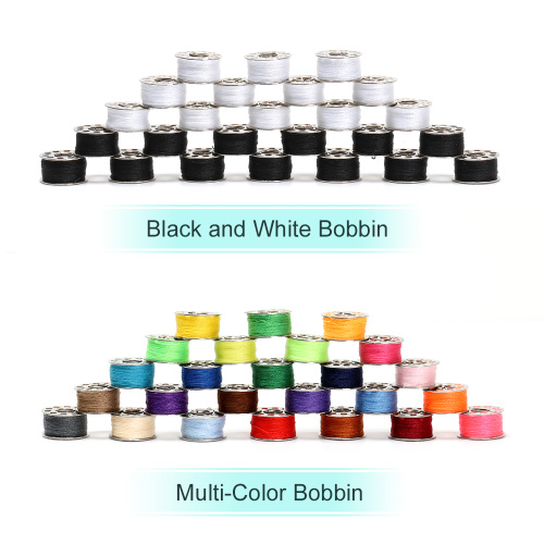 50Pcs Colorful Sewing Cotton Thread with Storage Box