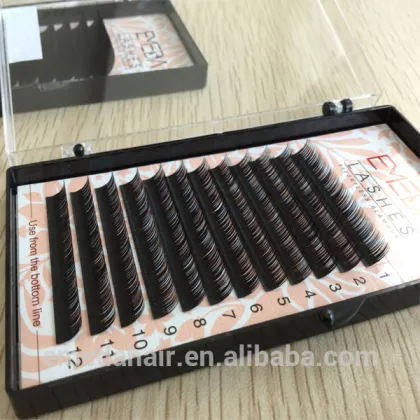 your own brand flat lashes with latex free eyelash glue