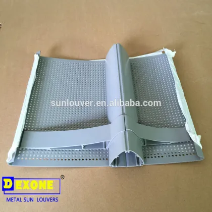 polyester powder coated fluorocarbon coating woodgrain louver