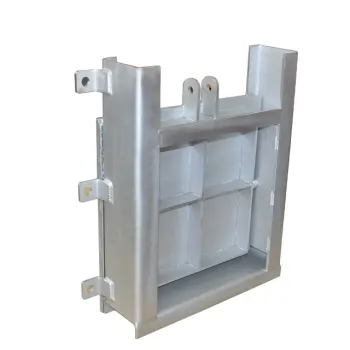 stainless steel welded square shape sluice gate valve