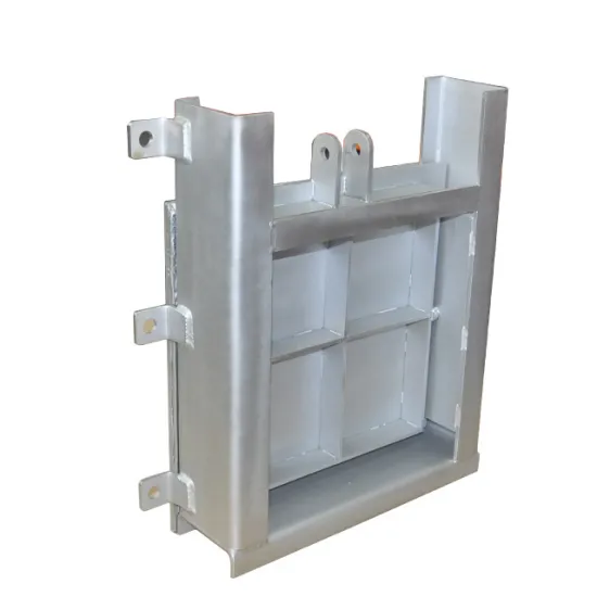 stainless steel welded square shape sluice gate valve