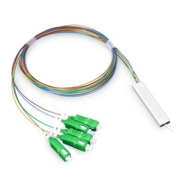 SC UPC/APC 1*8 Mini PLC Fiber Optic Splitter with Hytrex Outer Sheath 0.9mm for G657A1/G657A2 Communication Cables