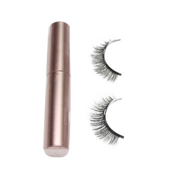 Eyeliner magnetik yang tahan lama &amp; kit bulu mata alami dengan bulu mata palsu