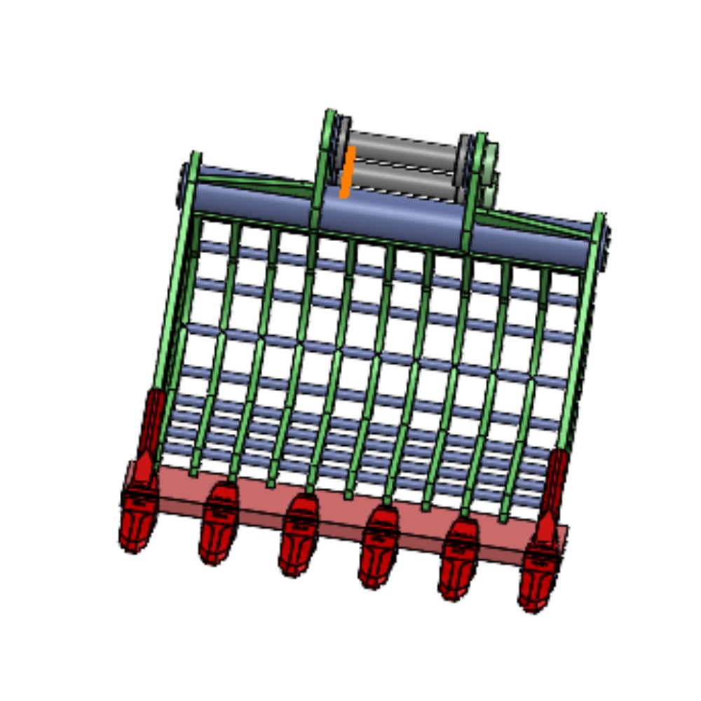 Caterpillar grille bucket3
