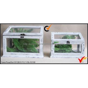 French country garden decoration white wooden garden greenhouse