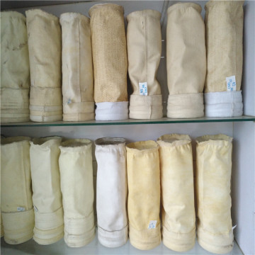 Polyimide needle punched dust collector filter bag