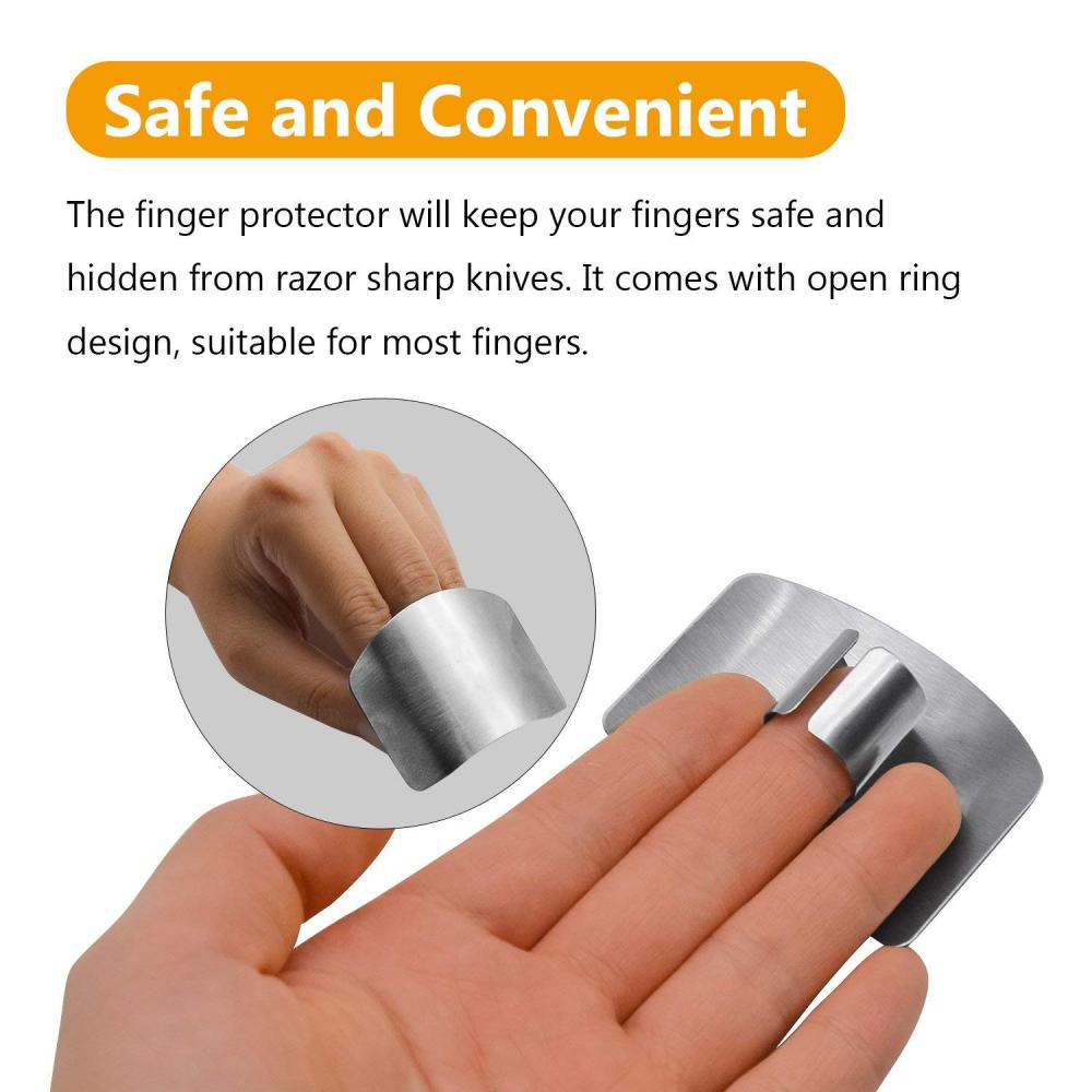 Stainless Steel Finger Guard Finger Protector Kitchen Tools