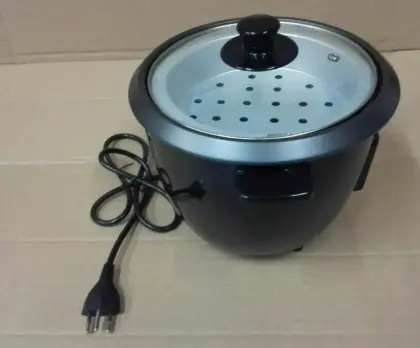 Black Drum Rice Cooker - Mini Electric Rice Cooker for German Home Kitchen (0.6L-2.8L)