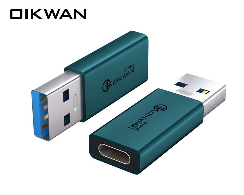 5Gbps USB3.0 AM ke USB-C F OTG Adapter