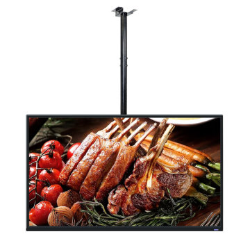 Advertising Slim Hanging Screen Digital Menu Board for Restaurants