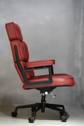 Golden Red Back Office Swivel Office Chair