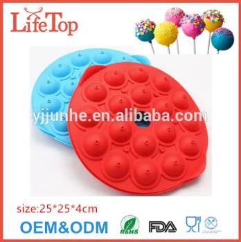 Cake Tool 18 Cavities Silicone Lollipop Mold/ Silicone Lollipop Tool