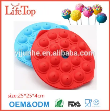 Cake Tool 18 Cavities Silicone Lollipop Mold/ Silicone Lollipop Tool