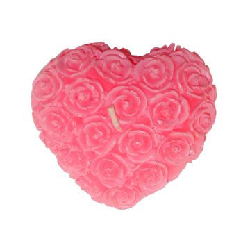 Craft Candle heart Shape Red Art Candles