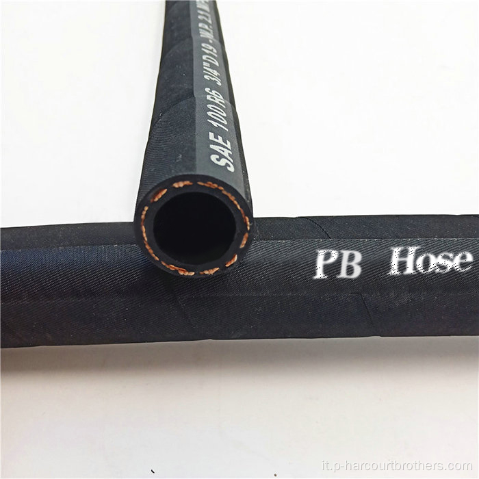 3/8 pollici un tubo flessibile intrecciato tessile SAE 100 R6