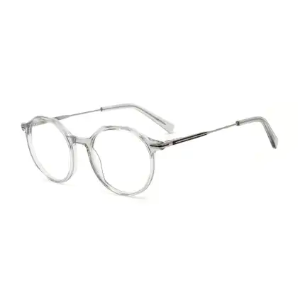 Hot Sell Worldwide Special Round Shape Metal Temple Design Eyeglasses