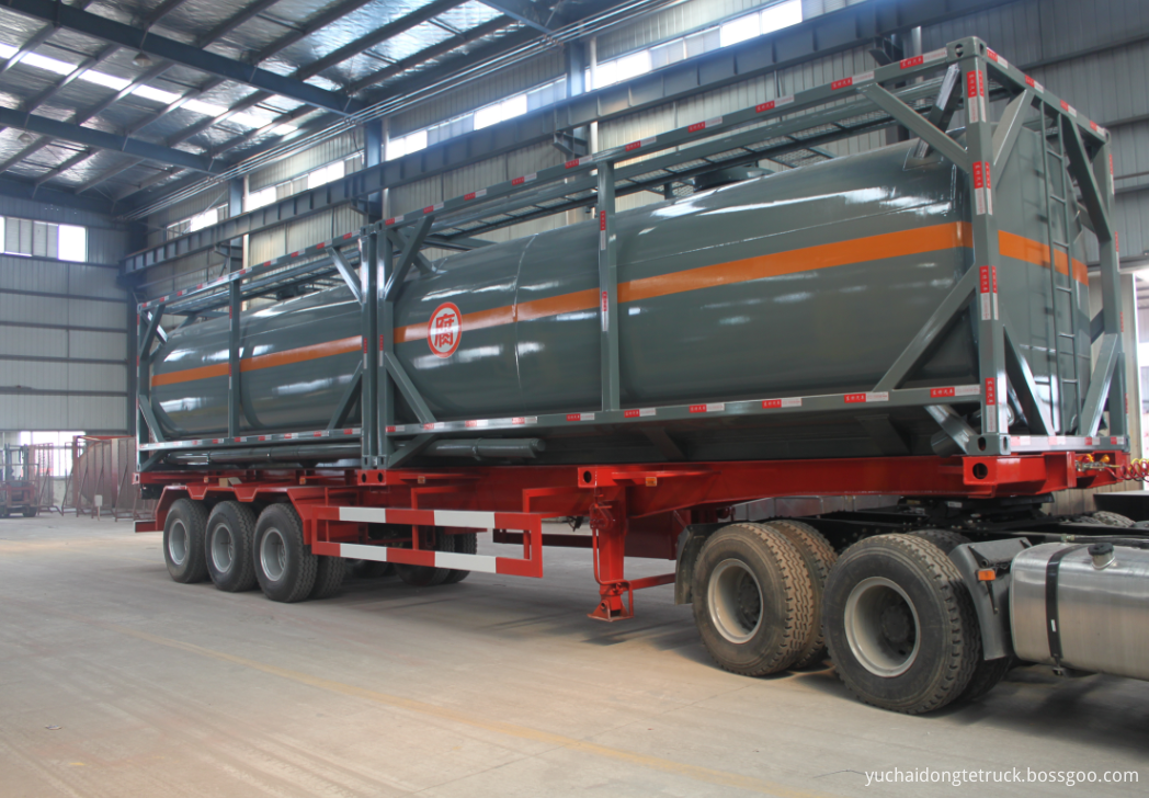 40FT tank container for hydrochloric acid