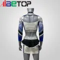 Uniformes de líderes de torcida de top de colheita personalizada sexy