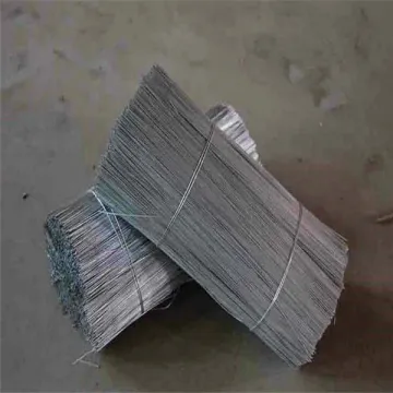 Galvanized or Black Annealed Cut Straight Wire