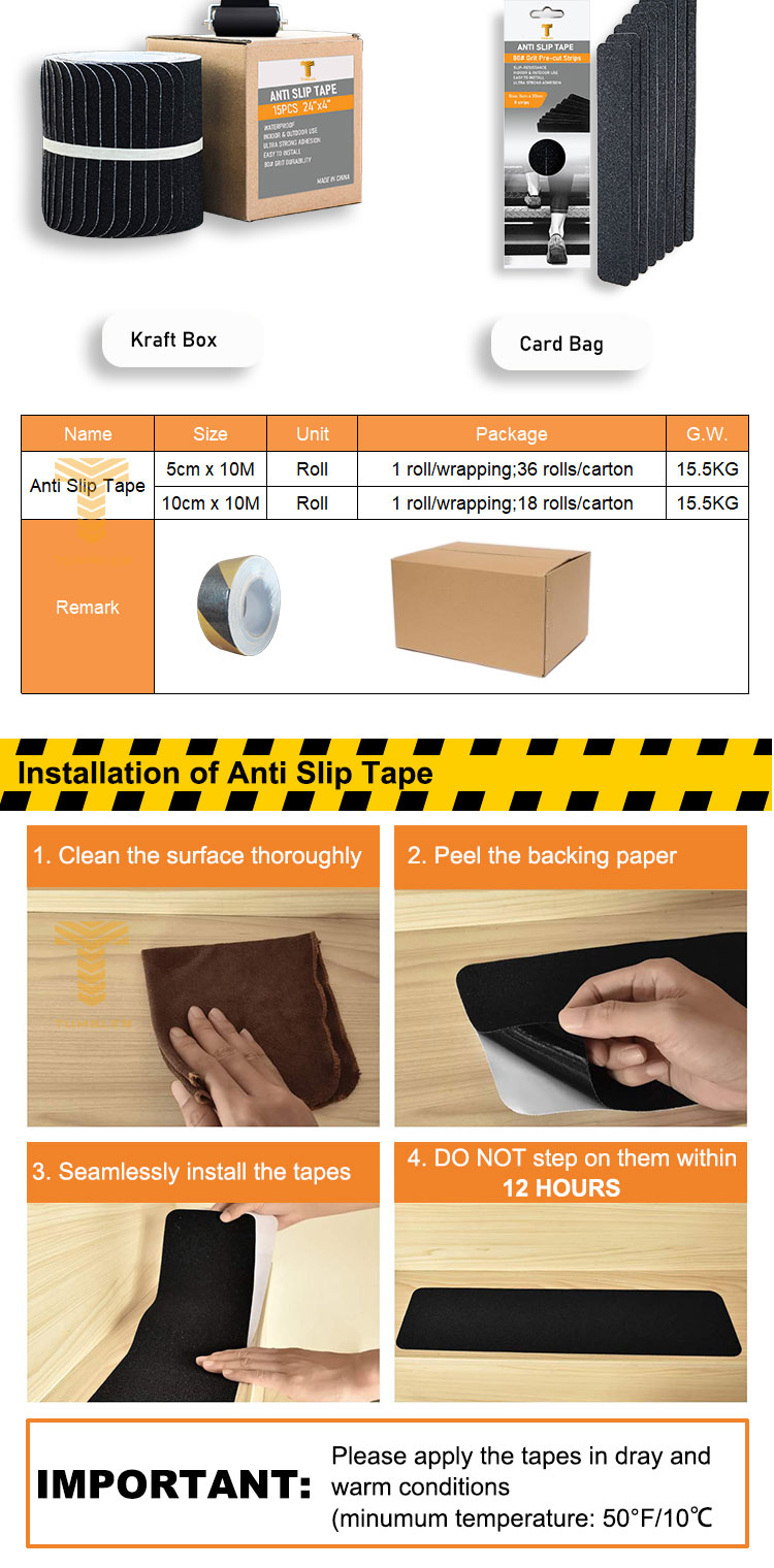 Grip anti slip tape waterproof