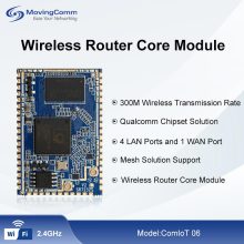 1WAN 4LAN 802.11b/g/n 300 Mbit/s Wireless Stempellochmodul