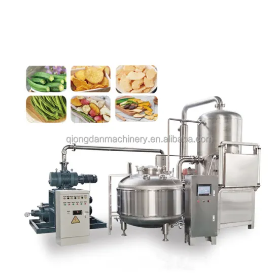 Continuous Vacuum Frying Machine for Garlic, Mushrooms, Peppers, Pumpkin, and Peanuts