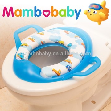 High quality cartoon baby/kids portable safety toilet seat cover with handles