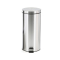 Steel Flat Cover Plastic Pedal Bin