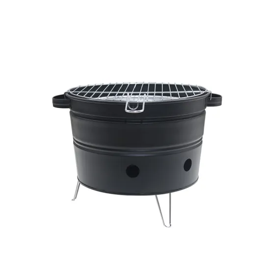 Mini Grill Portable Bbq Bucket Round Charcoal Old Smokey Grill Outdoor Table Barbeque Barbecue Charcoal Grills For Camping
