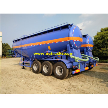 3 Axle 35-60cbm Bulk Powder Tank Trailers