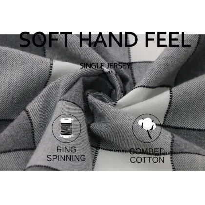 Factory Thin Cotton Plaid Shirt for Men - Spring and Autumn Check Plaid Shirt