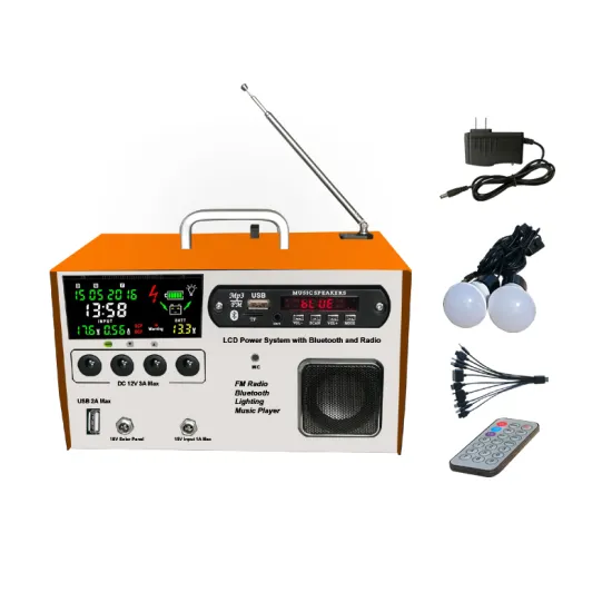 mini solar lighting system with LCD screen