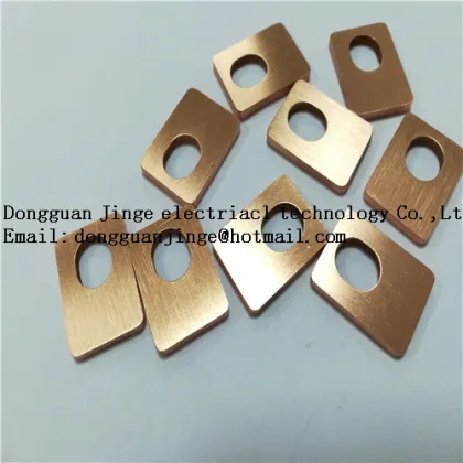 Electronic components copper bar purple