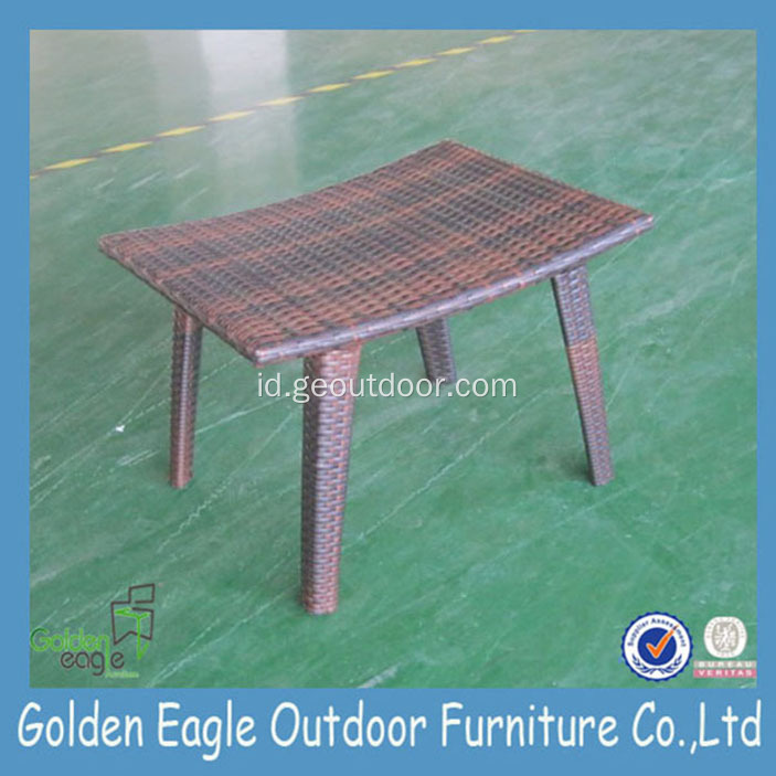 PE Rotan & Aluminium Outdoor Stool Set