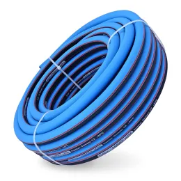 Flexible pvc and rubber garden water hose