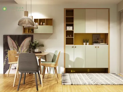 Customized Entrance Cabinet and Dining Set