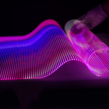 Flexible LED Film for Outdoor Transparent Window Signage - LED Curtain Film P6/6.25/8/10