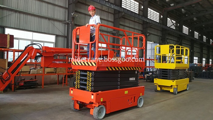 self propelled scissor lift table