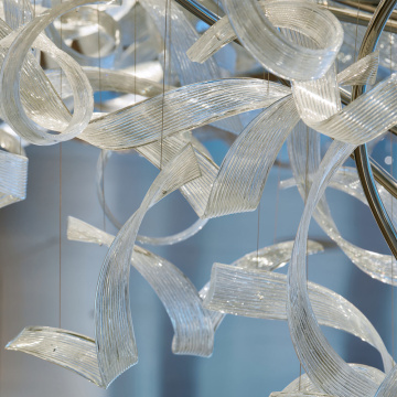 2024 Luxury hotel modern k9 crystal glass chandelier