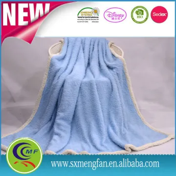 2016 newly recommend sherpa fleece and plush double sided mink blankets