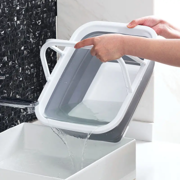 2024's Latest Collapsible TPR Multi-functional Cleaning Bucket: A Versatile Pet Bathing and Household Cleaning Tool in Small Size