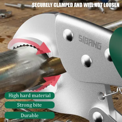 Green and black handle pliers