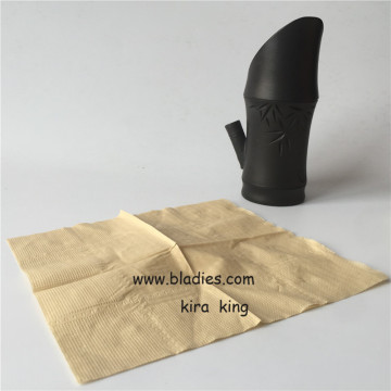 100% Bamboo pulp pure color hotel and daily supplies paper napkin cocktail napkin and high quality paper towel facial tissue