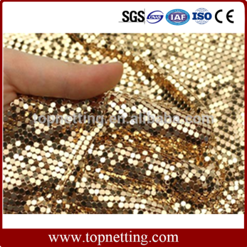 Colorful decorative chain mail metal mesh