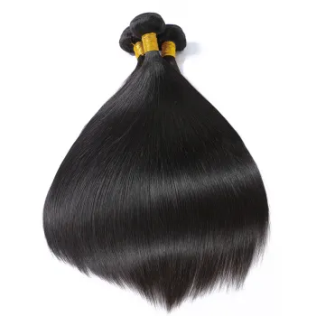 Brazilian Hair Bundle Vendors Double Weft Weave Hair Extensions Bone Straight Human Hair Bundle