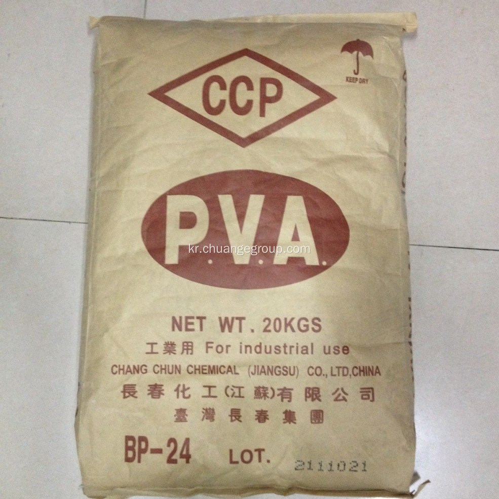 Chuangchun 브랜드 폴리 비닐 알코올 (PVA) BP24